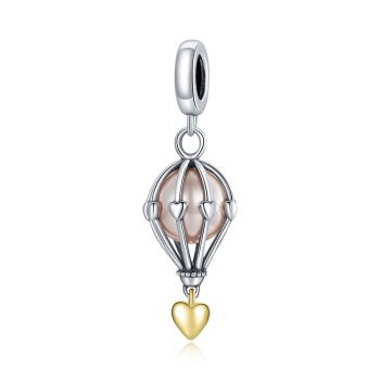 Talisman din argint Heart Balloon