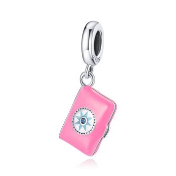 Talisman din argint Pink Notebook