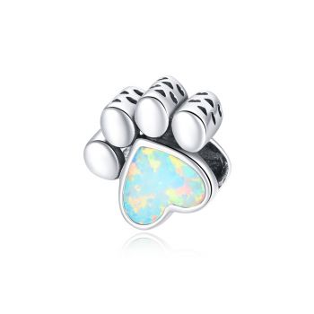 Talisman din argint Silver Color Paw