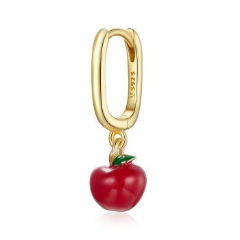 CERCEL din argint Golden Dropped Apple ieftin