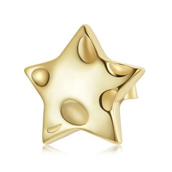 CERCEL din argint Golden Holed Star ieftin