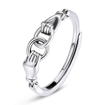 Inel reglabil din argint Holding Rings de firma original