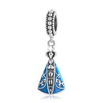 Talisman din argint Cross & Blue Email