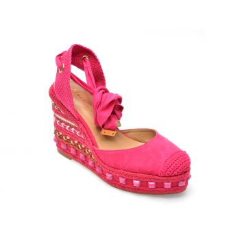 Espadrile ALMA EN PENA fucsia, 430, din piele intoarsa