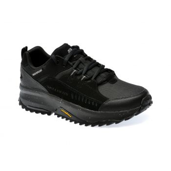 Pantofi SKECHERS negri, SKECHERS BIONIC TRAIL, din material textil