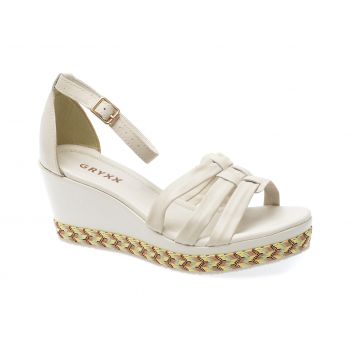 Sandale GRYXX gri, 344803, din piele naturala