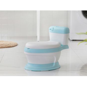 Olita educationala Little Mom Simulation Potty Blue de firma originala