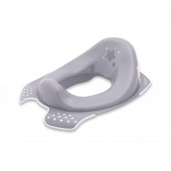 Reductor anatomic pentru toaleta cu baza antialunecare Stars Grey ieftina