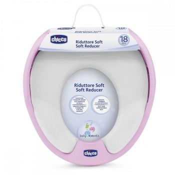 Reductor Chicco pentru WC soft Roz 18luni+