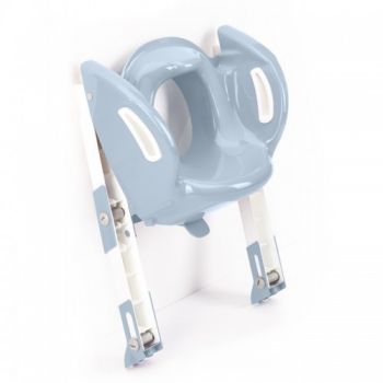 Reductor pentru toaleta cu scarita Kiddyloo Baby blue