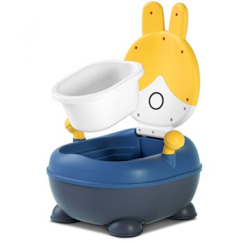 Olita 2 in 1 cu adaptor moale Little Mom Rabbit Yellow