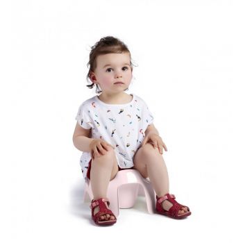 Olita anatomica cu spatar Thermobaby Powder pink