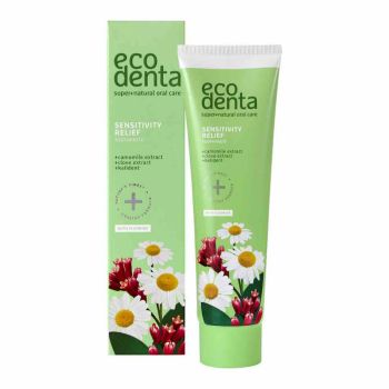 Pasta de dinti pentru dinti sensibili cu extract de musetel cuisoare si Kalident Ecodenta 100ml