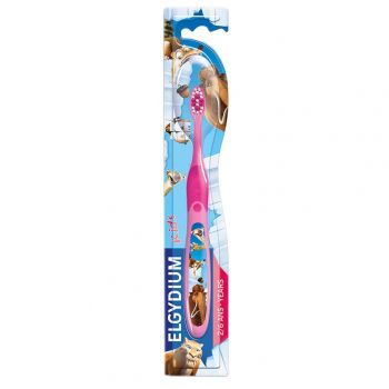 Periuta de dinti 2-6 ani Kids Elgydium roz