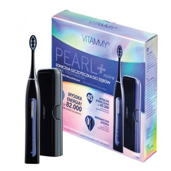 Periuta de dinti electrica Vitammy Pearl+ Noire 82000 vibratiimin negru de firma originala