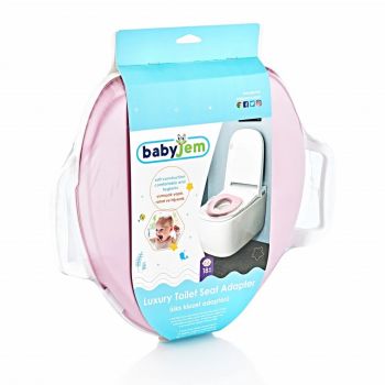 Reductor moale pentru toaleta BabyJem Lux Pink