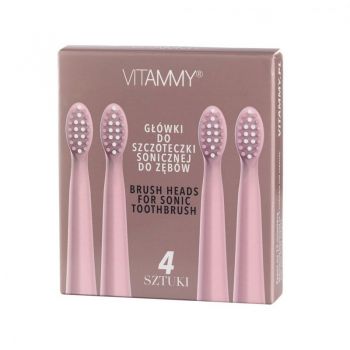 Set 4 rezerve periuta de dinti Vitammy Harmony roz TH1811-4