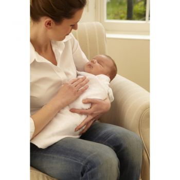 Sistem de infasat pentru nou-nascuti alb 0-3 luni 2 buc Gro