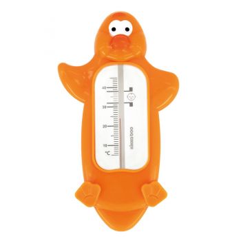 Termometru de baie si camera KikkaBoo Penguin Orange de firma original