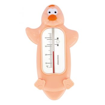 Termometru de baie si camera KikkaBoo Penguin Pink