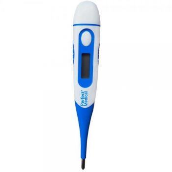 Termometru digital cu cap flexibil albastru ieftin
