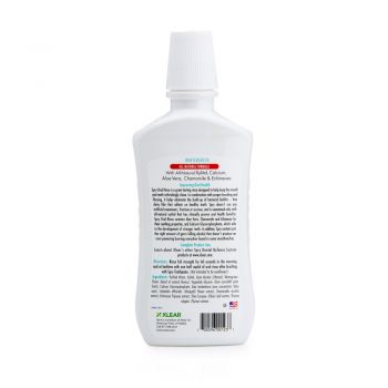 Apa de gura cu xylitol Spry cu alcool aroma  Wintergreen 473 ml