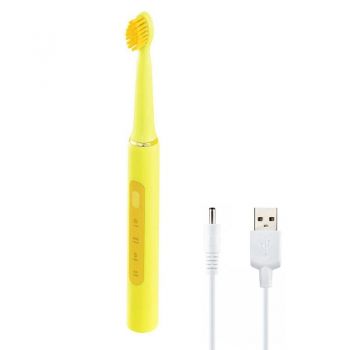 Periuta de dinti electrica VITAMMY Splash TB8132A-CE Yellow 60000 vibratiimin galben