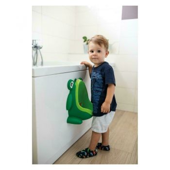 Pisoar baieti FreeON Frog cu ventuze green