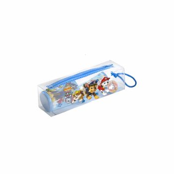 Set ingrijire dentala pentru baieti, pahar, pasta de dinti, periuta si etui, Paw Patrol