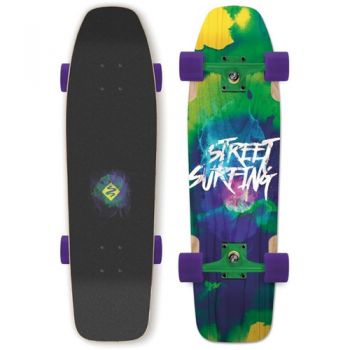 Skateboard unisex Streetsurfing Cruiser Double Kick Freeride 31 Road Blast 82x26x17 06-13-001-2 la reducere