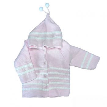 Cardigan Tricotat, Pentru Copii, Roz, 1 an Cardigan Tricotat, Pentru Copii, Roz, 1 an