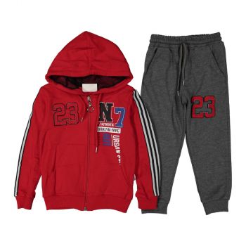 Costum de trening pentru copii, bumbac, rosu Costum de trening pentru copii, bumbac, rosu