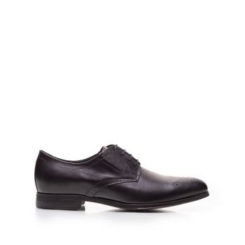 Pantofi eleganţi bărbaţi din piele naturală, Leofex - 971 Negru Box de firma original