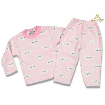 Pijama Norisori, Pentru Fetite, 100% Bumbac, Roz, 1-3 ani