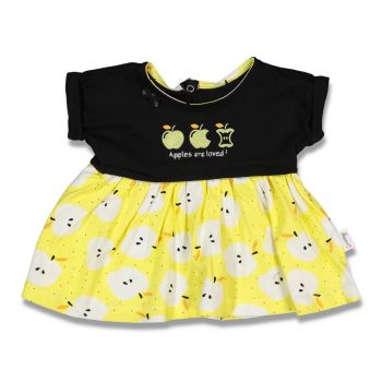 Rochita Apple, pentru fetite, galben, 6-18 luni Rochita Apple, pentru fetite, galben, 6-18 luni
