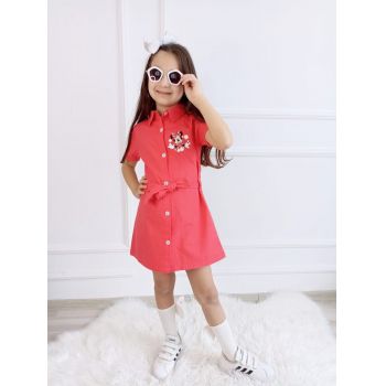 Rochita Minnie Mouse de Blug pentru fetite, Roz, 3-10 ani Rochita Minnie Mouse de Blug pentru fetite, Roz, 3-10 ani
