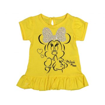Rochita Minnie, pentru fetite, galben, 9-24 luni Rochita Minnie, pentru fetite, galben, 9-24 luni