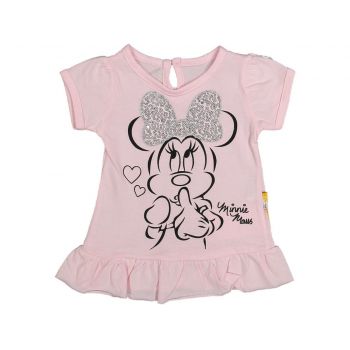 Rochita Minnie, pentru fetite, roz deschis, 9-24 luni Rochita Minnie, pentru fetite, roz deschis, 9-24 luni