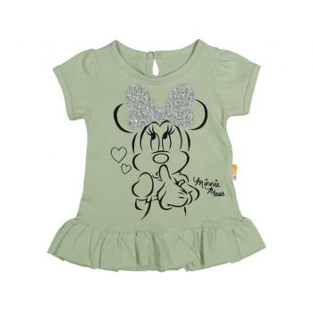 Rochita Minnie, pentru fetite, verde, 9-24 luni