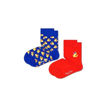 Happy Socks sosete copii Kids Rubberduck 2-pack