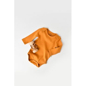 Body Bebe Unisex cu maneca lunga din 95% bumbac organic cu 5% elastan - Sofran, Baby Cosy Body Bebe Unisex cu maneca lunga din 95% bumbac organic cu 5% elastan - Sofran, Baby Cosy