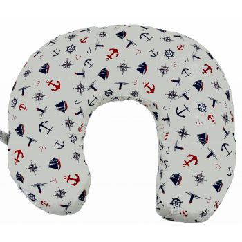 Perna pentru alaptat 2 in 1 Nursing Pillow Marine, BabyJem