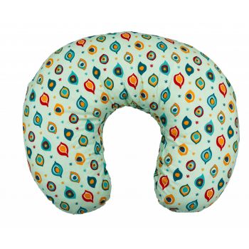 Perna pentru alaptat 2 in 1 Nursing Pillow Paun, BabyJem