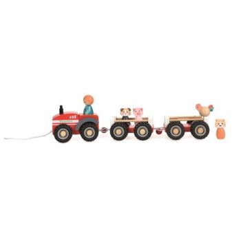 Tractor cu remorca si figurine, Egmont toys