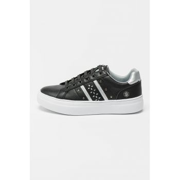 Pantofi sport cu detalii din piele Doris