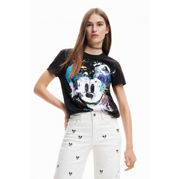 Tricou de bumbac cu imprimeu grafic