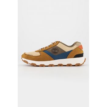 Pantofi sport din piele si piele intoarsa Winsor Park