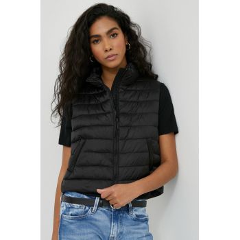 Bomboogie vesta femei, culoarea negru, de tranzitie