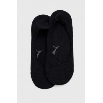 Puma sosete 2-pack femei, culoarea negru