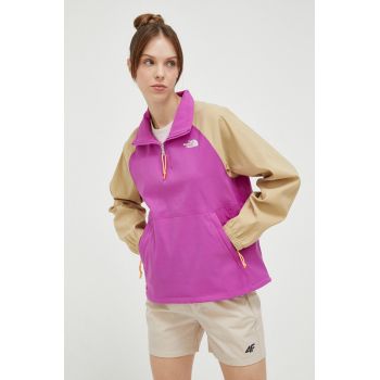 The North Face jacheta de exterior Class V Pullover culoarea violet